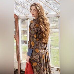 Long Sleeve Patterned Dress